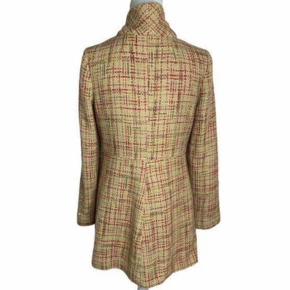 SOLD Anthropologie Pom Pom Coat Elevenses Coat Size L - Picture 5 of 8